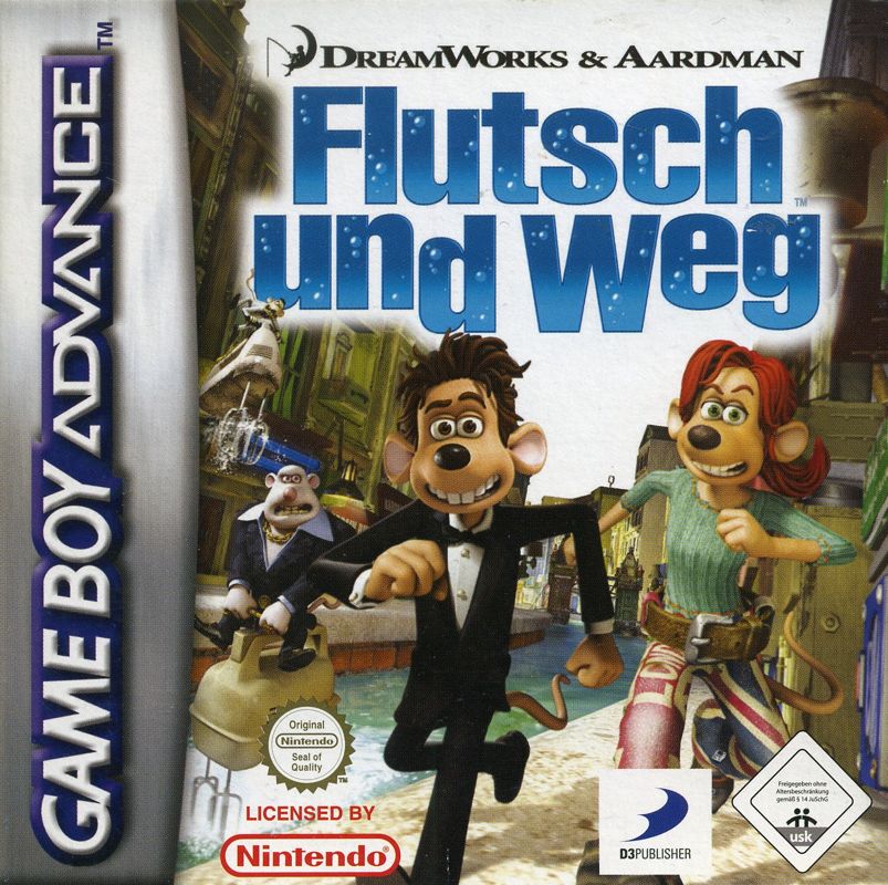 Flushed Away box art for GameBoy Advance
